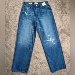 Universal Thread 90s Baggy Jeans Women’s 6 Mid Rise Distressed NWT